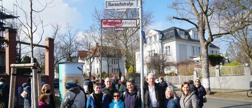 Die Wissmannstraße in Berlin-Grunewald wurde in Baraschstraße umbenannt.