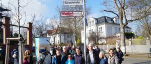 Die Wissmannstraße in Berlin-Grunewald wurde in Baraschstraße umbenannt.