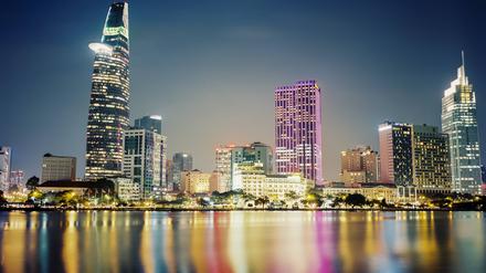Die Skyline Saigons.