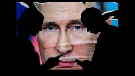 Wladimir Putin ist beliebt bei Querdenkern.