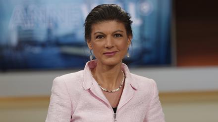 Sahra Wagenknecht in der Polit-Talkshow Anne Will am 18. Februar 2022.