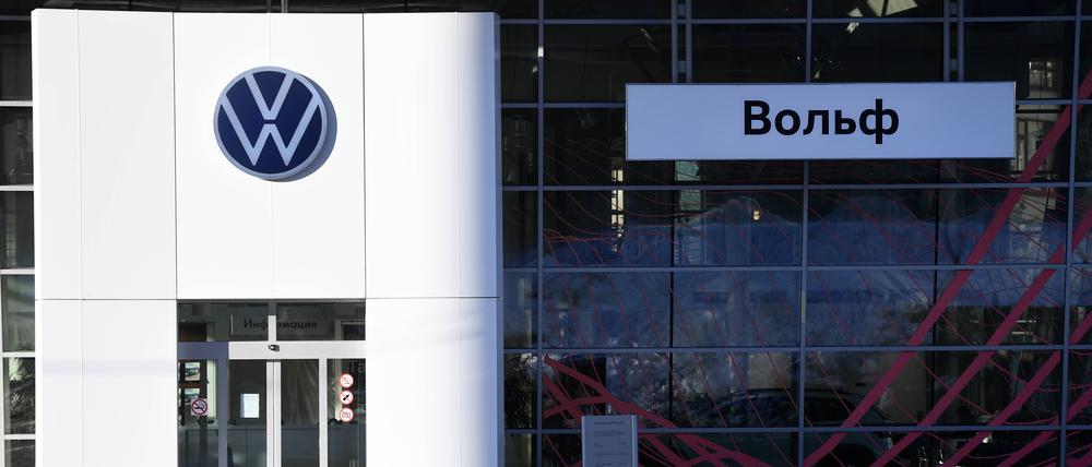 VW zieht sich aus Russland zurück.