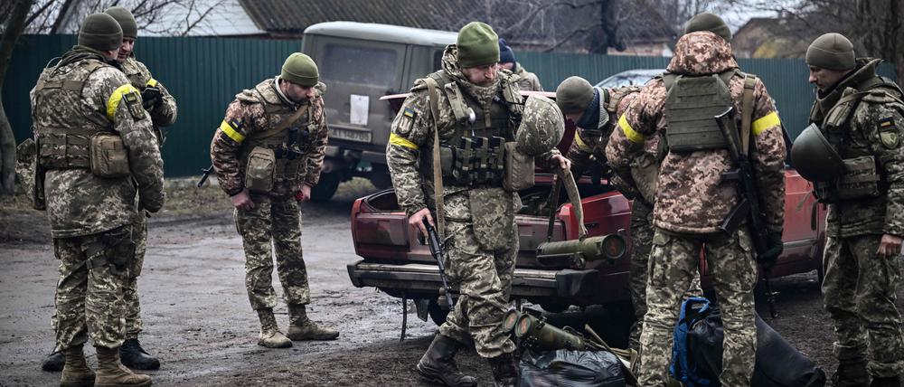 Ukrainische Soldaten.
