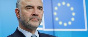 EU-Kommissar Moscovici hat kein Problem damit, wenn Frankreich vorübergehend die EU-Defizitregel bricht.