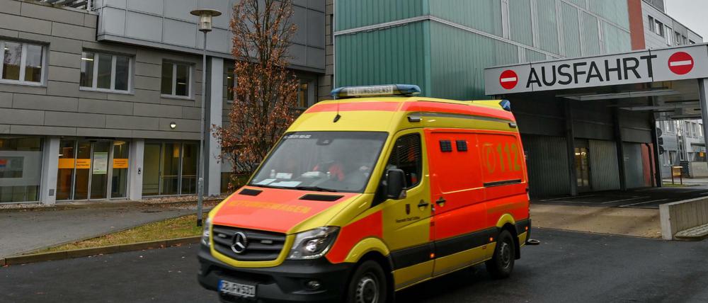 Stark ausgelastet durch die Corona-Pandemie: das Carl-Thiem-Klinikum in Cottbus.