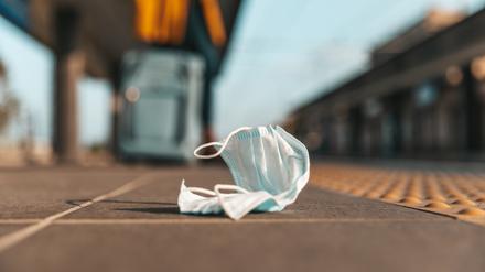 Eine medizinische Maske.