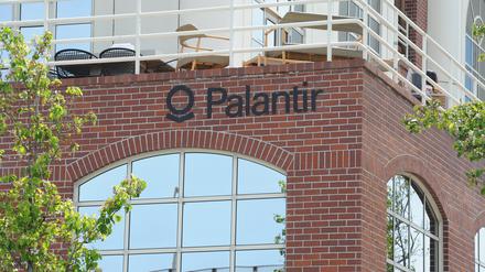 Der Hauptsitz von Palantir im kalifornischen Palo Alto