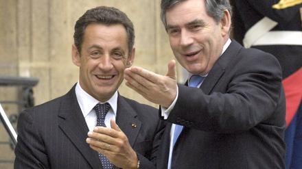 Sarkozy und Brown