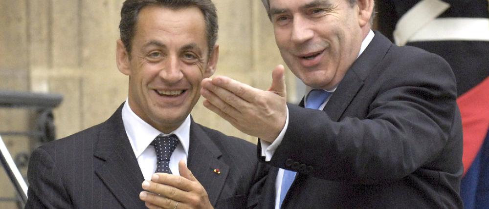 Sarkozy und Brown