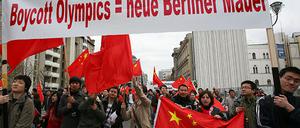 Pro-chinesische Demonstration