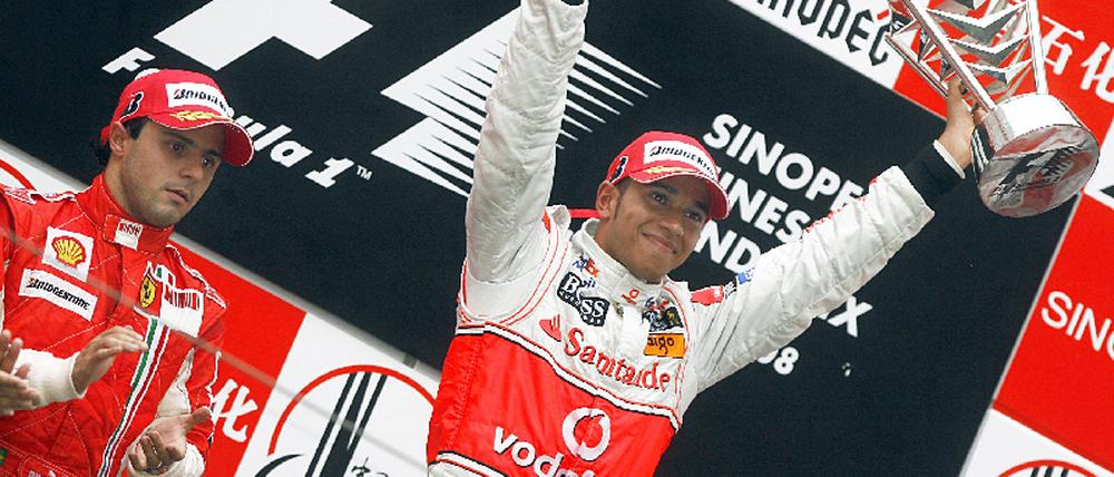 Formel 1 GP China - Hamilton und Massa