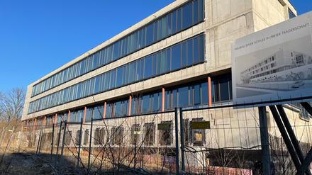 Der Rohbau im März 2022 Glockenturmstraße.