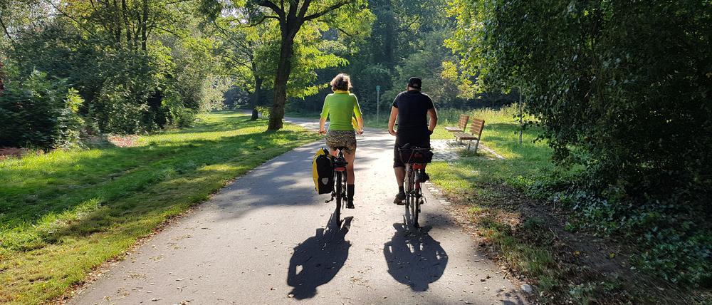 Radschnellwege sollen 4 Meter breit sein.