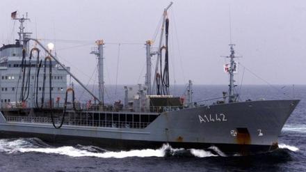 Der Marinefrachter "Spessart"