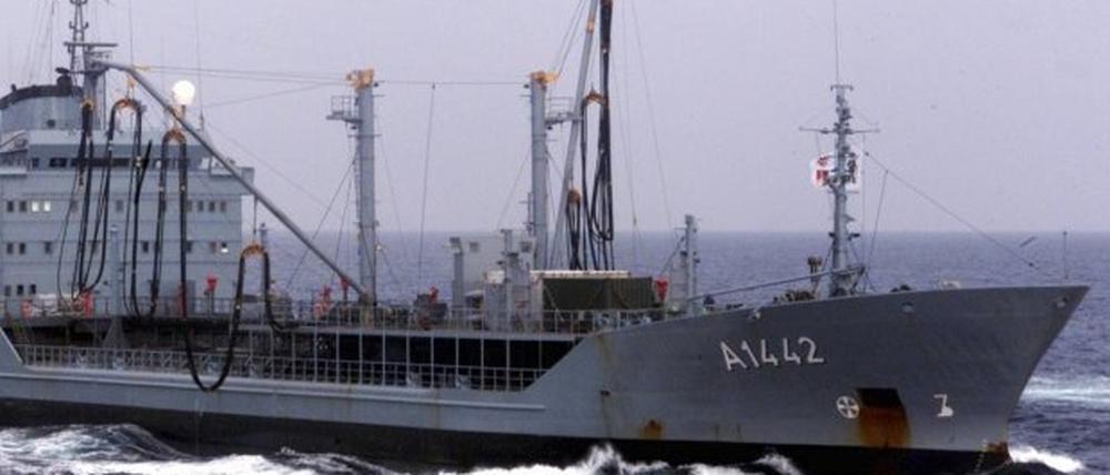 Der Marinefrachter "Spessart"