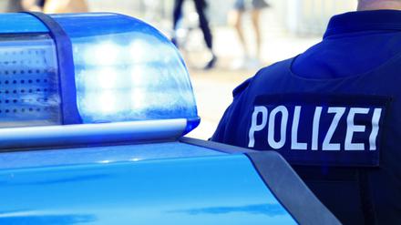 Ein Polizeiauto in Potsdam