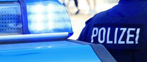 Ein Polizeiauto.