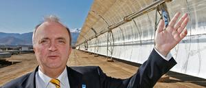 Udo Ungeheuer im solarthermischen Kraftwerk