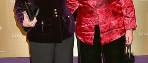 Starke Frauen. Renate Künast und Brigitte Zypries beim Bundespresseball 2008.