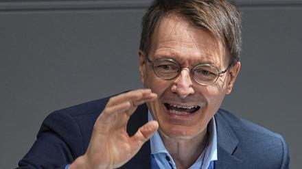 Karl Lauterbach (SPD), Bundesminister für Gesundheit. 