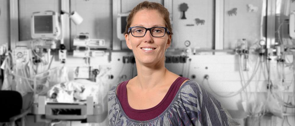 Ulla Hedemann, 33, ist Kinderkrankenschwester auf der Intensivstation.
