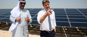 Nicht nur auf der Arabischen Halbinsel sollen nach dem Willen von Robert Habeck Solarparks entstehen.