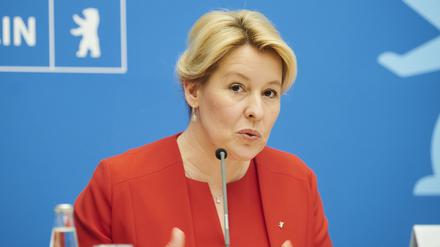 Bittet die Verwaltung erneut um Hilfe: Franziska Giffey. 