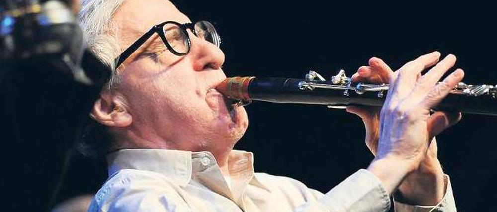Der erfolgreichste Amateurklarinettist der Welt. Woody Allen im Tempodrom. Foto: dpa