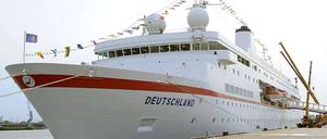 Das Kreuzfahrtschiff "MS Deutschland".