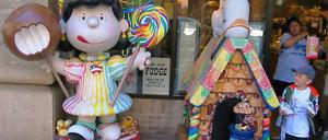 Spuren der Peanuts sind in St. Paul, Minnesota, allgegenwärtig.