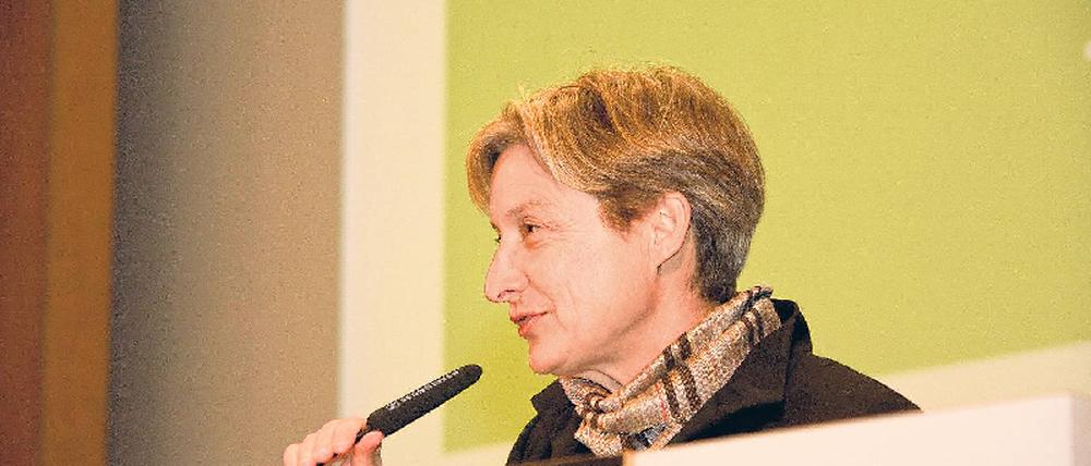 Lektion. Butler genießt Starruhm – und hat eine dezidiert politische Botschaft; im Bild ihre Vorlesung 2009 an der FU. 