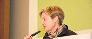 Lektion. Butler genießt Starruhm – und hat eine dezidiert politische Botschaft; im Bild ihre Vorlesung 2009 an der FU. 