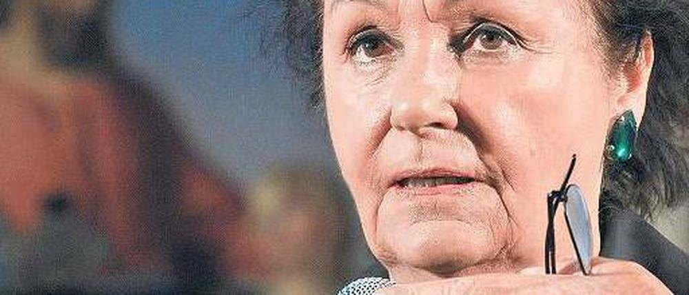 „Wie eine Reise durch eine neue politische Dimension.“ Luc Jochimsen, Linken-Kandidatin für das Bundespräsidentenamt, am vergangenen Freitag in Gotha.Foto: Martin Schutt/dpa