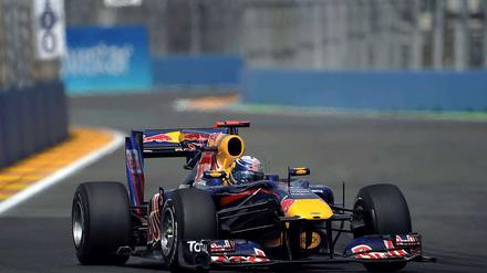 Sebastian Vettel im Red Bull.