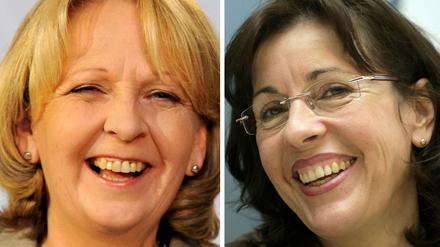 Hannelore Kraft und Andrea Ypsilanti.