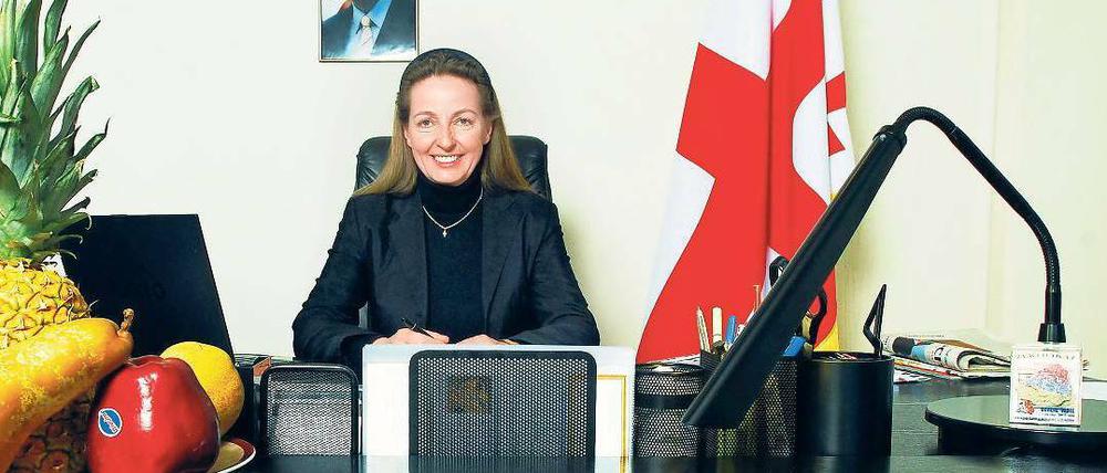 In die Mitte gerückt. Früher residierten Georgiens Botschafter in Pankow, Gabriela von Habsburg verlegte den Amtssitz weiter ins Zentrum. Sie findet es wichtig, möglichst viele persönliche Gespräche zu führen, um Investoren und Touristen für ihr Land zu begeistern.