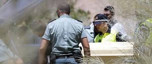 Die spanischen Suchtrupps kamen zu spät.