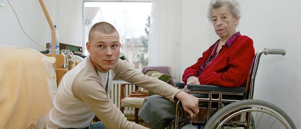 Mit der Wehrpflicht steht auch der Zivildienst auf der Kippe.