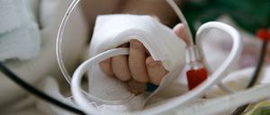 Babys auf der Kinder-Intensivstation der Mainzer Universitätsklinik.