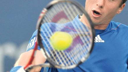...und raus! Philipp Kohlschreiber, gescheitert in New York. Foto: dpa