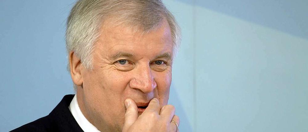 "Das war knapp", sagte Seehofer. 