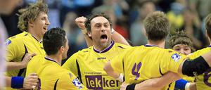 Nicht zu stoppen: Die Füchse Berlin stehen mit einer perfekten Bilanz an der Tabellenspitze.