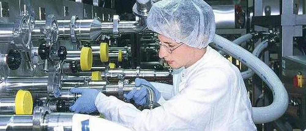 Raus aus der Pipeline. Produktion bei Boehringer am Standort Biberach. Foto: ddp