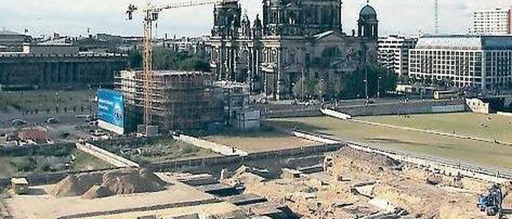 Grüne Wiese. Die prominente Freifläche im Herzen der Hauptstadt. Foto: RBB