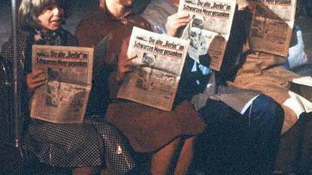 Fahr mal wieder U-Bahn. Szene aus der 1986 uraufgeführten „Linie 1“, bei der Wolfgang Kolneder Regie führte. 