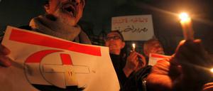 In Kairo gingen Demonstranten gegen Gewalt auf die Straße.