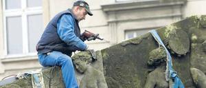 Auf Stein gebohrt. Denkmalpflege am Potsdamer Stadtschloss. 