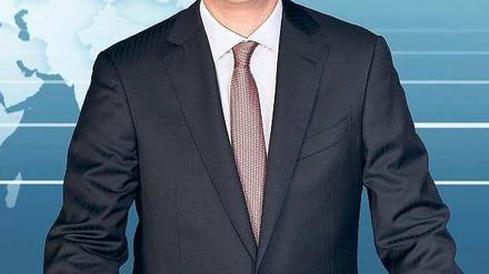 "Heute" in der Zuschauergunst hinter "RTL Aktuell": Matthias Fornoff, Moderator der ZDF-Hauptnachrichensendung, lächelt tapfer. 