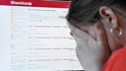 Im Visier: Die Mobbingseite "Isharegossip".