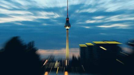 Das Wahrzeichen der Berliner Mitte: Der Fernsehturm.